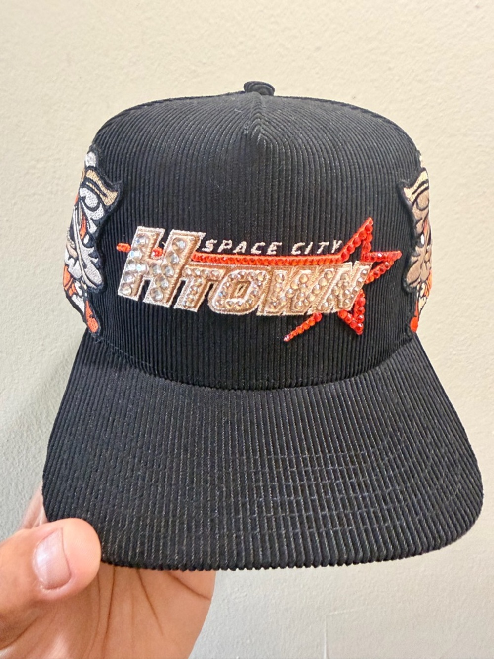 Custom 'Space City' Houston Astros Embroidered Corduroy Cap